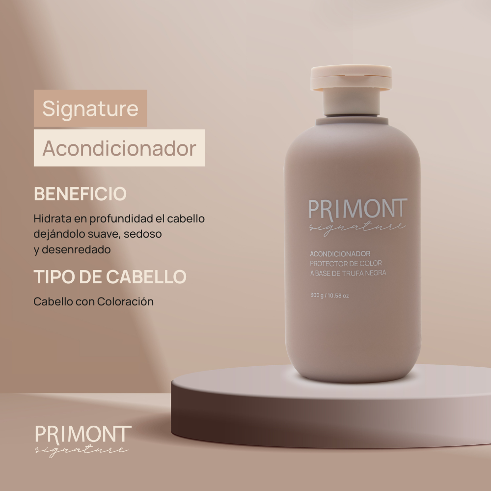 PRIMONT SIGNATURE ACONDICIONADOR CON TRUFA NEGRA 300 ml - Imagen 2