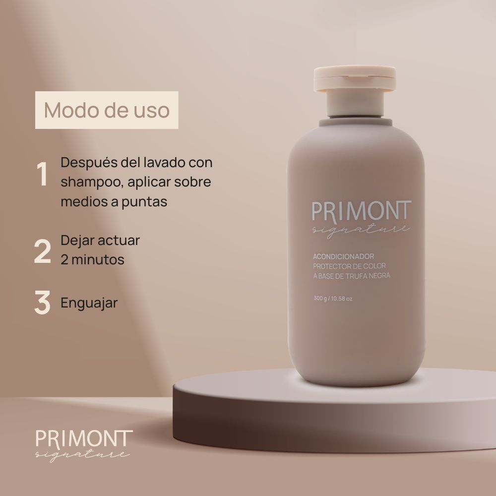 PRIMONT SIGNATURE ACONDICIONADOR CON TRUFA NEGRA 300 ml - Imagen 4