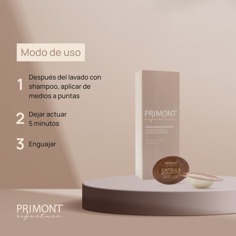 PRIMONT SIGNATURE MASCARA CON TRUFA NEGRA CAJA 8 pods x 12 grs - Imagen 4