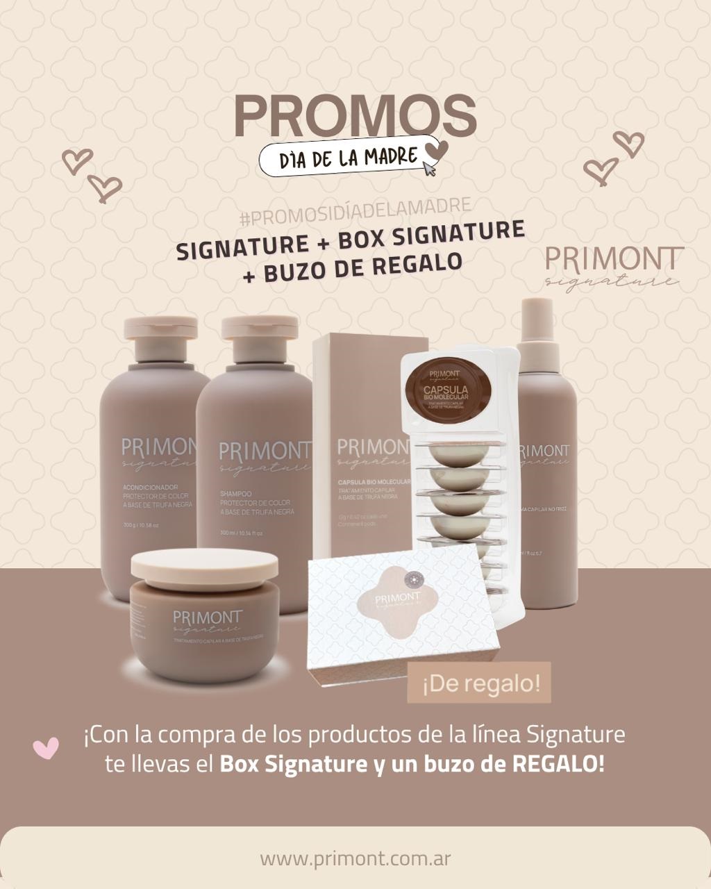 SIGNATURE + BOX Y BUZO SIGNATURE REGALO